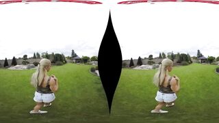 Lusty Huge Hooters milf into VR Porn