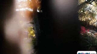 Black into oral three-way with next door