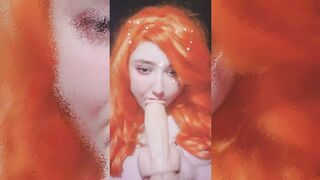 LEAKED Big Boobed Egirl Long Natural Hooters Exposed and Titfucked