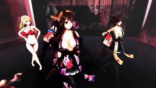 Mmd R18 beauty and Hottie Bitch Princess become Personal Bimbo
