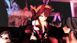 Mmd R18 beauty and Hottie Bitch Princess become Personal Bimbo