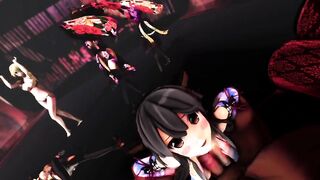 Mmd R18 beauty and Hottie Bitch Princess become Personal Bimbo
