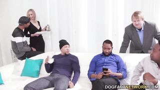 Lilly James wants Anal Gang Bang and double penetration with Huge African