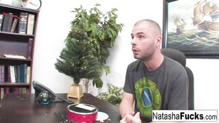 Natasha Nice is Voluptuous Excited to Fucked her Boss