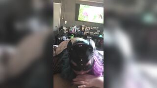 Pregnant BBW PAWG best Friend give me ORAL SEX