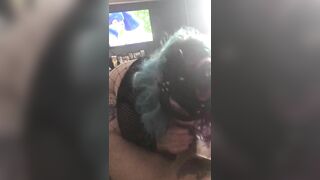 Pregnant BBW PAWG best Friend give me ORAL SEX