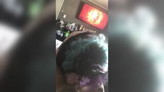 Pregnant BBW PAWG best Friend give me ORAL SEX