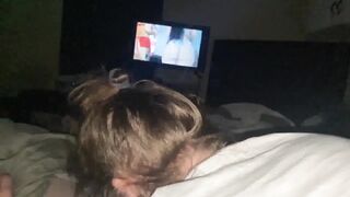 Milf Whore Blowing Me While I Watch Long Booty Latinas