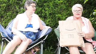 Dick enjoying Grannies