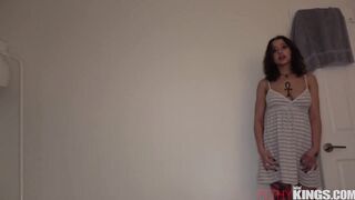 Long Titty Eighteen Comes onto Big Dick Step-Brother in Underwear