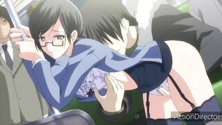 Sexsual Bitch Gets Fucked on the Train against her will while People