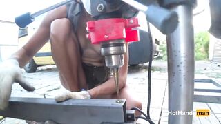 Floating Metal Table Part 2 - Drill Holes (Nip Slip)
