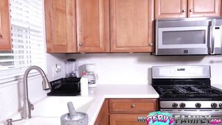 Blonde Cosplay Step-Daughter Milks My Long Cock - Kali Roses -