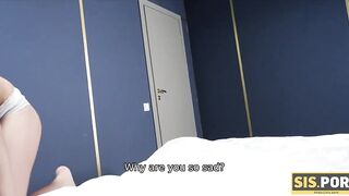 SIS.PORN. Colleen is very shy so stepbrother wants to make