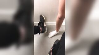 he fucks his Women into changing room and CIM