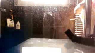 my sister in law in restroom