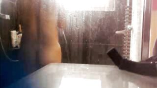 my sister in law in restroom