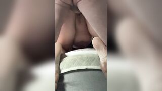 Snatch Banged!! Cum on Feet