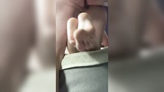 Snatch Banged!! Cum on Feet