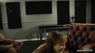 Gang Bang Cummed - Innocent cunt with mouth Next Door Get PLOWED By Big