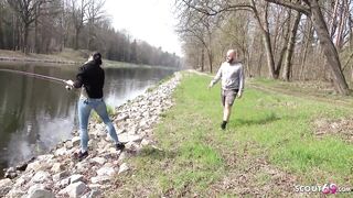 German teen yo School chick Barely Legal Dirty Fuck! and Piss Outdoor