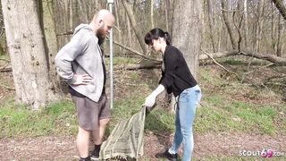 German teen yo School chick Barely Legal Dirty Fuck! and Piss Outdoor