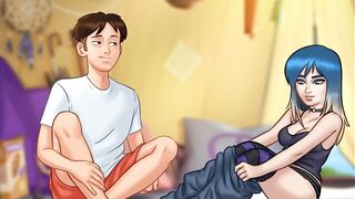 Summertime Saga all Eve Scenes (Goth girlfriend)