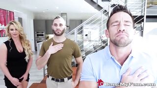 Thanksgiving Family Get-Together Ends up inside Taboo Threesome Fuckfest