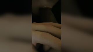 ♡ a Cutie Midnight Snack - YourKinkyKitten Blows big black cock Dildo♡
