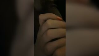 ♡ a Cutie Midnight Snack - YourKinkyKitten Blows big black cock Dildo♡