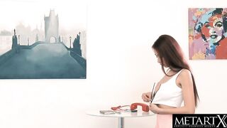 Crazy Hot oriental Goddess masturbates as she takes a goddess ass