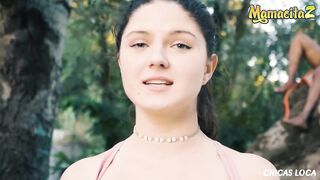 ChicasLoca - Francesca Di Caprio Russian 18 Year Old Hardcore Interracial Outdoor