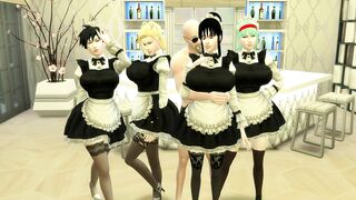 Maid Slaves Episode 11 Haren of Crazy Sexy Wives Bulma Chichi