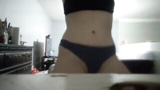 Satisfy View me Strip Tease to Rainbow inside the Dark