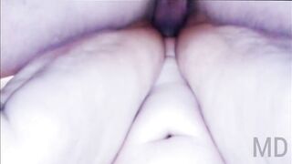 Fuck a fat lover inside her big cellulite booty