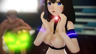 Mmd R18 Happy Halloween Boned Rough goddess and Bae