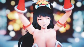 Mmd R18 Ruby Weiss Blake Yang Nora Bikini Santa Outfit