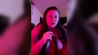 Nothing Unique just me Smoking with my Boobs out