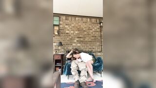 DELIVERY BRO Gets a FELLATIO and a QUICKIE from HOUSEWIFE!!!