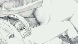 sexy Animated Babes Speed Sketching (JellyTits7 - Collection one)
