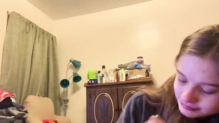 Adorable Dyke Bestfriend Comes In My Room To Suck Me