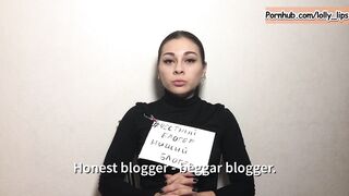 How i Start Shoot Videos. Parody on Russians Bloggers Lolly_lips