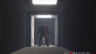 Babe big titted young dark hair into cuffs gets fuck by military