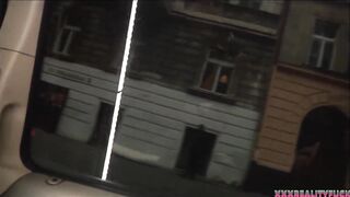 Goddess bitches pick up freaky guy for screwed and facial