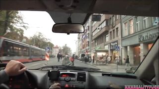 Goddess bitches pick up freaky guy for screwed and facial