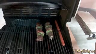 Long ass hispanic blowing penis