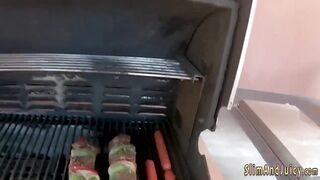 Long ass hispanic blowing penis