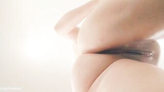 Arya Grander, sexsual nude body tease film selfie