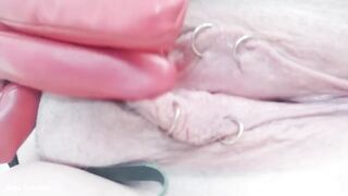 Snatch and foot tease, Arya Grander home made selfie clip