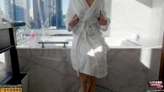 Loliiiiipop99 - Hottie eastern Double Penetration into Tub